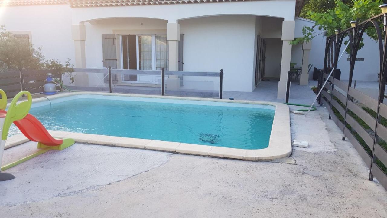 Charmante Maison Climatisee Vedene - Avignon Avec Piscine Extérieur photo